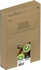 Epson 202 Kiwi Black Photo Black Cyan Magenta Yellow Standard Capacity Ink Cartridge Multipack 6.9ml + 4 x 4.1ml (Pack 5) - C13T02E74510