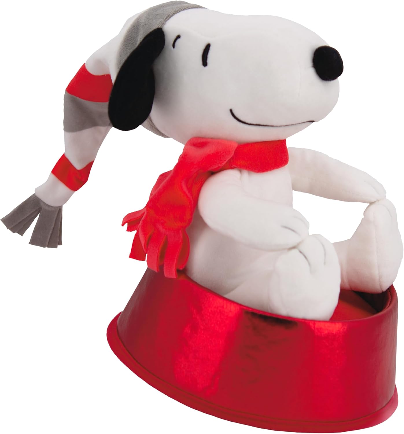 Snoopy Christmas Tree Topper – Festive Red & White Peanuts Design
