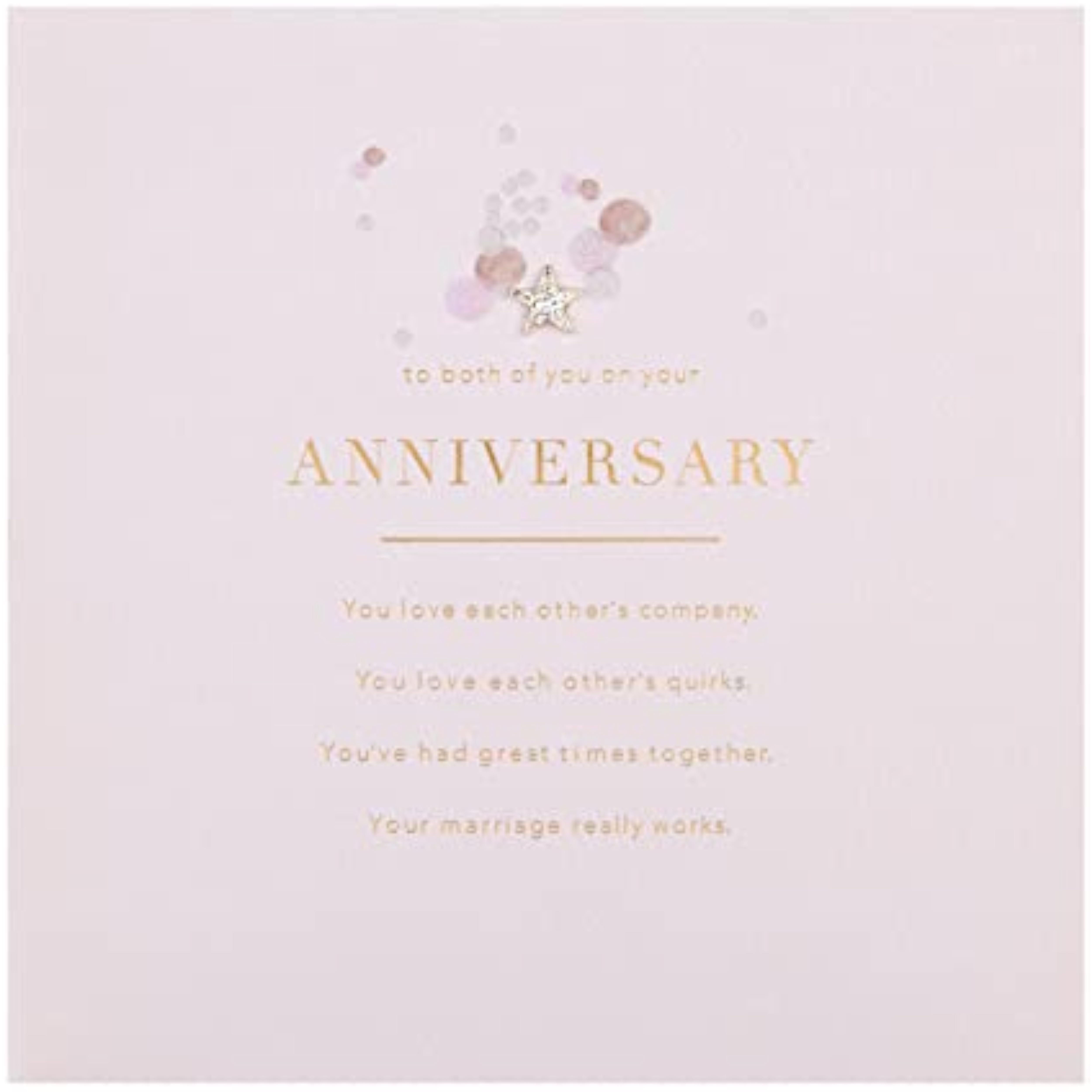 Hallmark anniversary card with elegant text and LED light design, suitable for celebrating special occasions with a stylish touch.