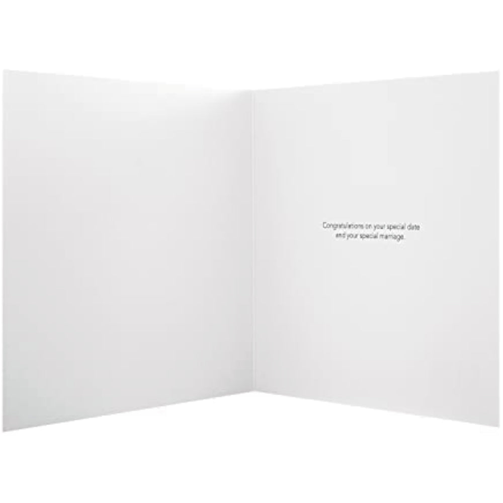 Hallmark anniversary card with elegant text and LED light design, perfect for celebrating special milestones.