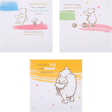 Assorted Hallmark Disney Winnie the Pooh greeting card pack with 10 colorful cards featuring Pooh and friends.