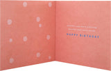 Hallmark birthday card for daughter featuring a floral bloom design with colorful flowers and elegant script.