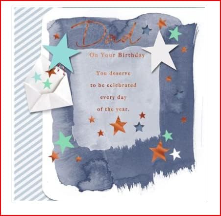 Hallmark birthday card featuring a dad design, perfect for celebrating father's special day with heartfelt messages.