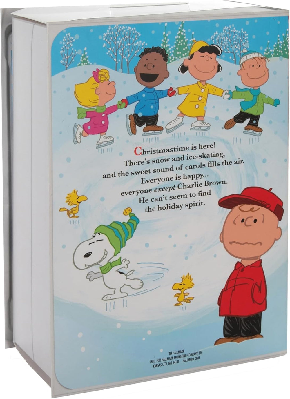 Hallmark Snoopy Christmas ornament featuring resin Peanuts character hanging as a holiday decoration.