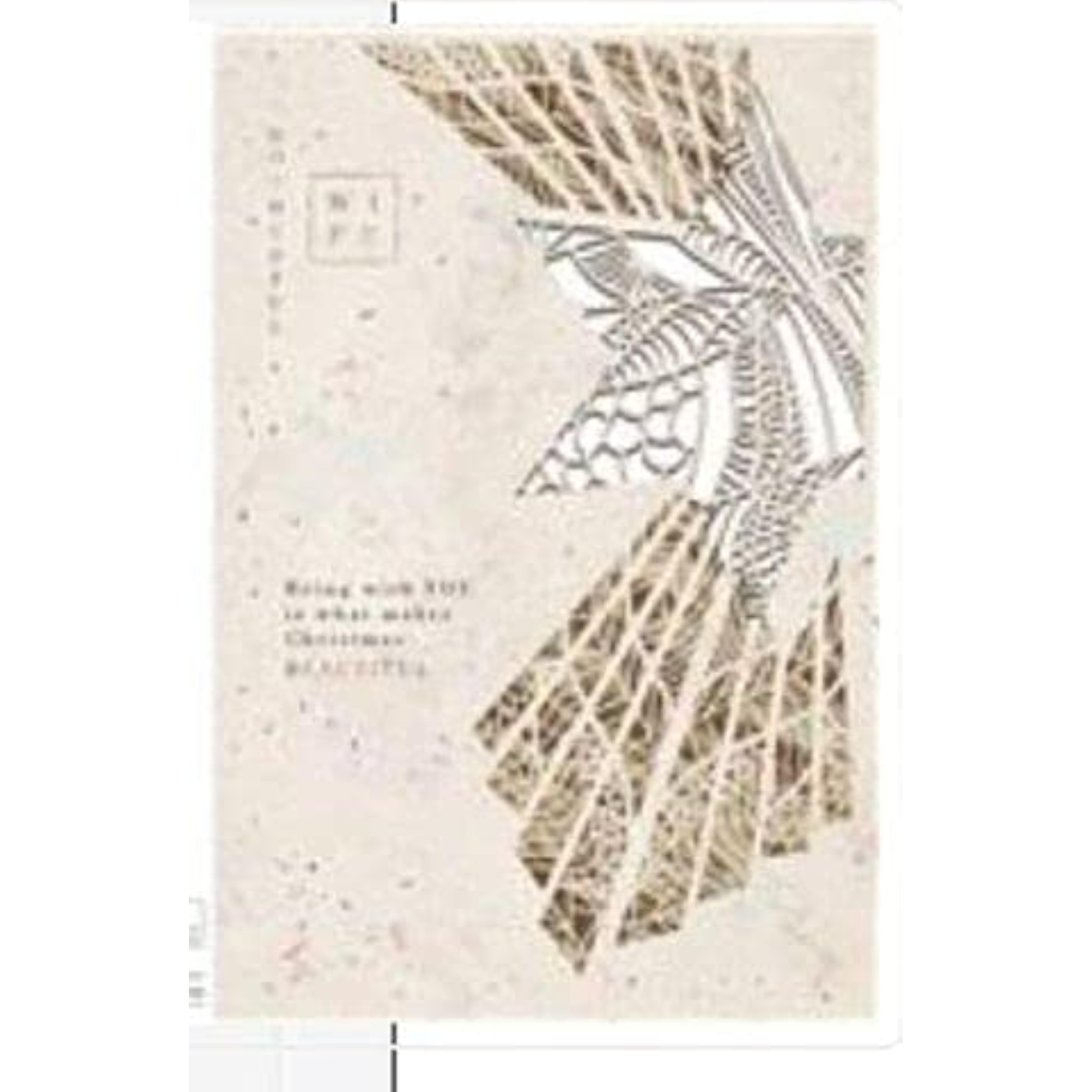 Hallmark Christmas greeting card featuring romantic festive design and heartfelt message, celebrating being together during the holidays.