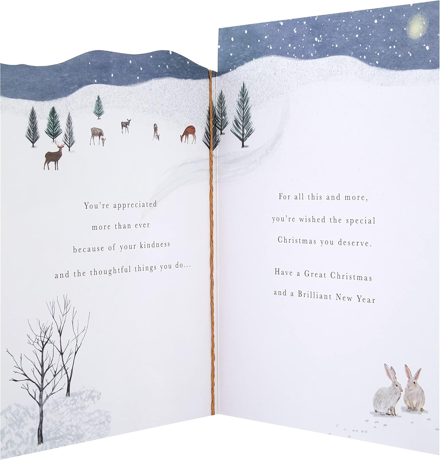 Hallmark Christmas greeting card for dad with festive seasonal design and heartfelt holiday wishes.