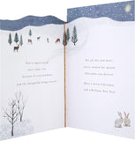 Hallmark Christmas greeting card for dad with festive seasonal design and heartfelt holiday wishes.