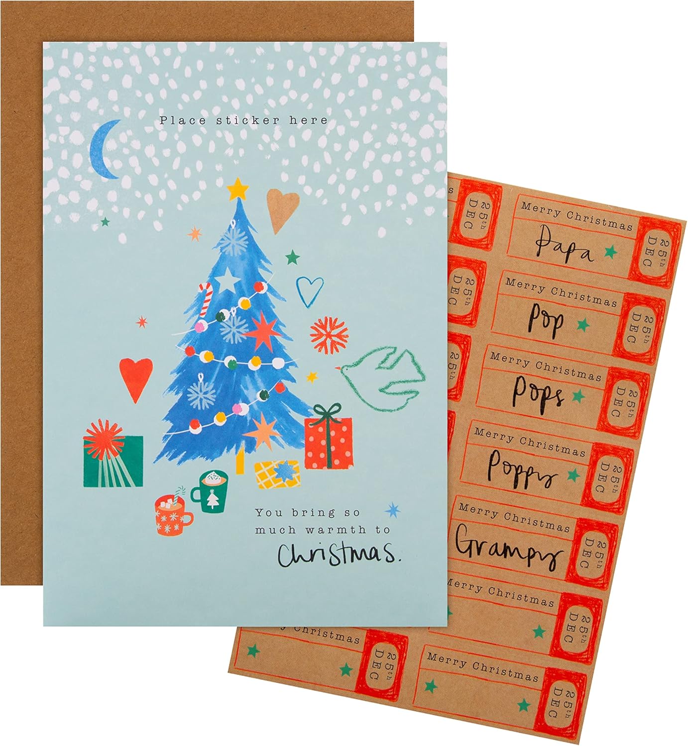 Hallmark Christmas greeting card for Grandad with festive seasonal design and heartfelt holiday wishes.