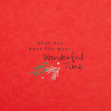 Hallmark Grandad Christmas greeting card with festive seasonal design and heartfelt wishes, featuring holiday-themed artwork.