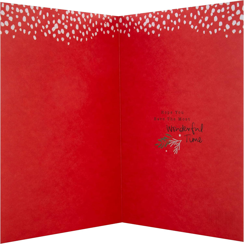 Hallmark Christmas greeting card for grandma featuring festive seasonal design and heartfelt holiday wishes.