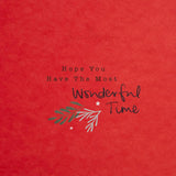 Hallmark Christmas greeting card for grandma with festive seasonal design and heartfelt holiday wishes.