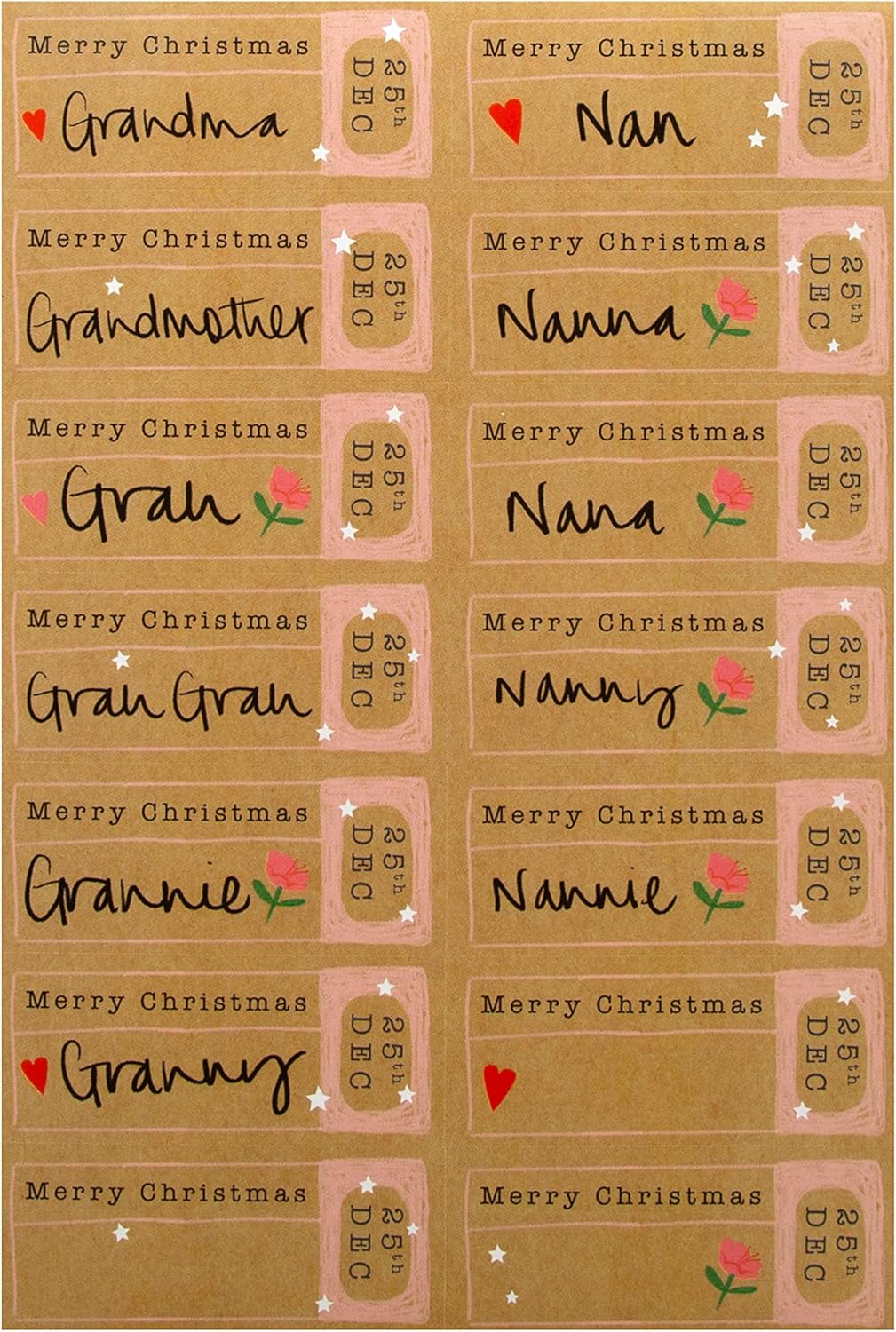 Hallmark Grandma Christmas greeting card with festive seasonal design and heartfelt holiday wishes in vibrant colors.