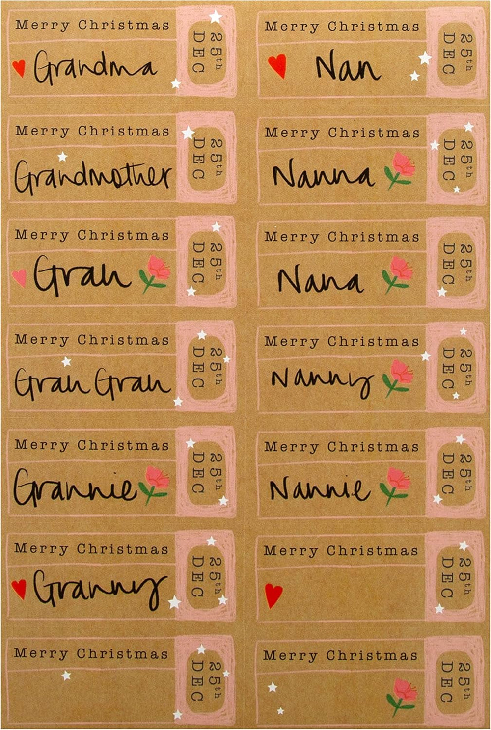 Hallmark Grandma Christmas greeting card with festive seasonal design and heartfelt holiday wishes in vibrant colors.