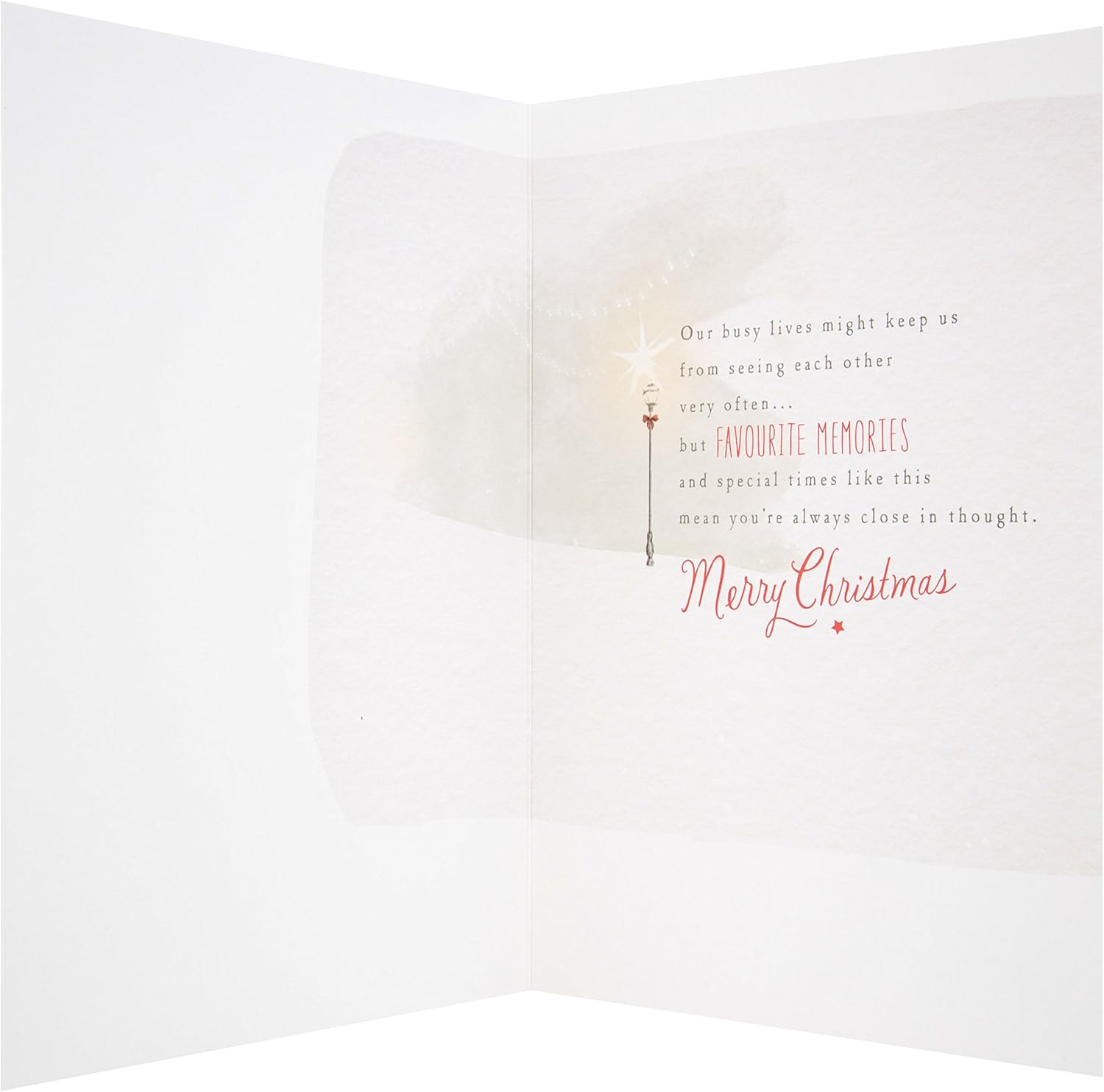 Hallmark medium Christmas greeting card titled "Both of You Warm Thoughts" featuring festive holiday design and heartfelt message.