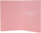 Hallmark Confirmation greeting card for a goddaughter with floral design and heartfelt message for her special day.
