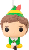 Hallmark collectable Funko Pop! Buddy the Elf Christmas ornament hanging decoration for holiday decor and gifts