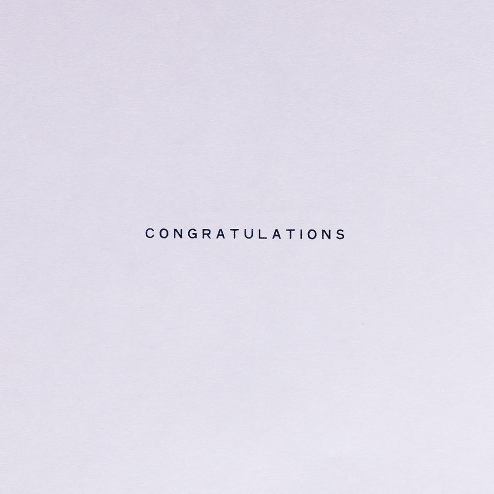 Hallmark engagement card with embossed floral illustration and contemporary design, perfect for celebrating engagement moments.