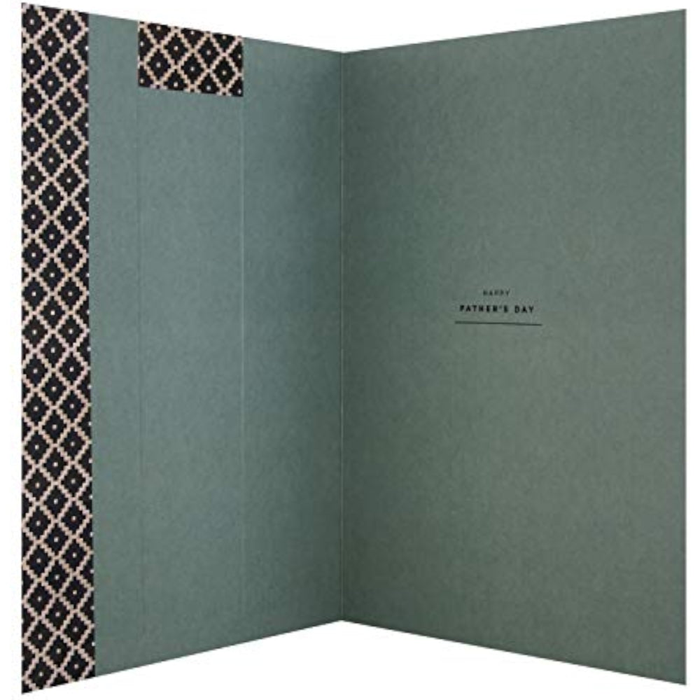 Father's Day card featuring a classic illustrated design with a dad figure, from Hallmark's Dad from Both collection.