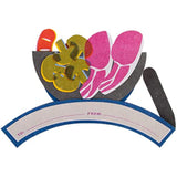 Hallmark 3D Father’s Day card for Dad with a humorous English breakfast design, featuring colorful breakfast items and playful text.