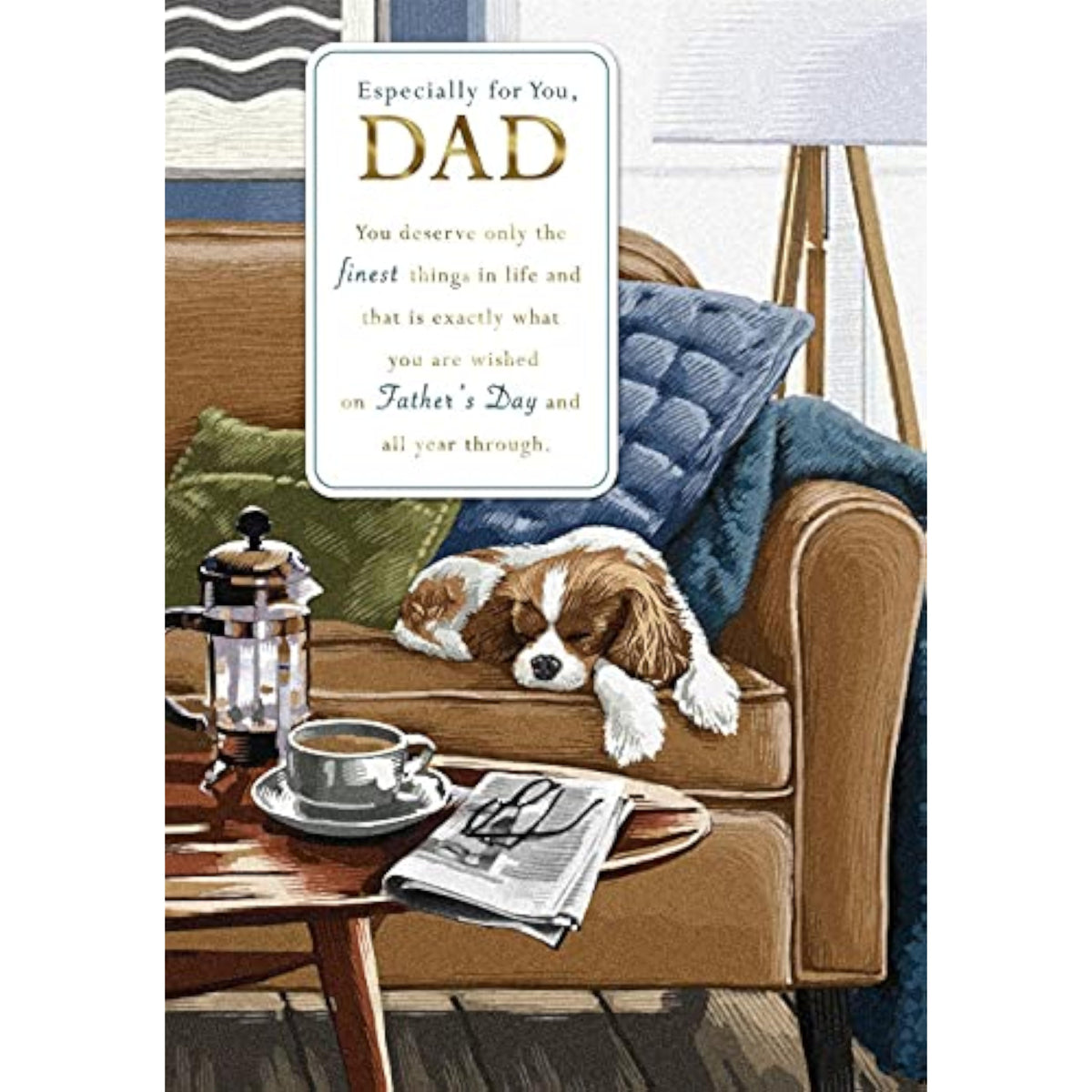 Hallmark Father's Day card titled "Especially for You, Dad" featuring heartfelt message and decorative design, perfect for celebrating dads