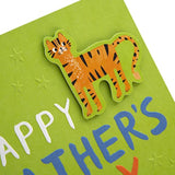 Hallmark Father's Day Card with cute illustrated tiger design, featuring colorful artwork perfect for celebrating dads.