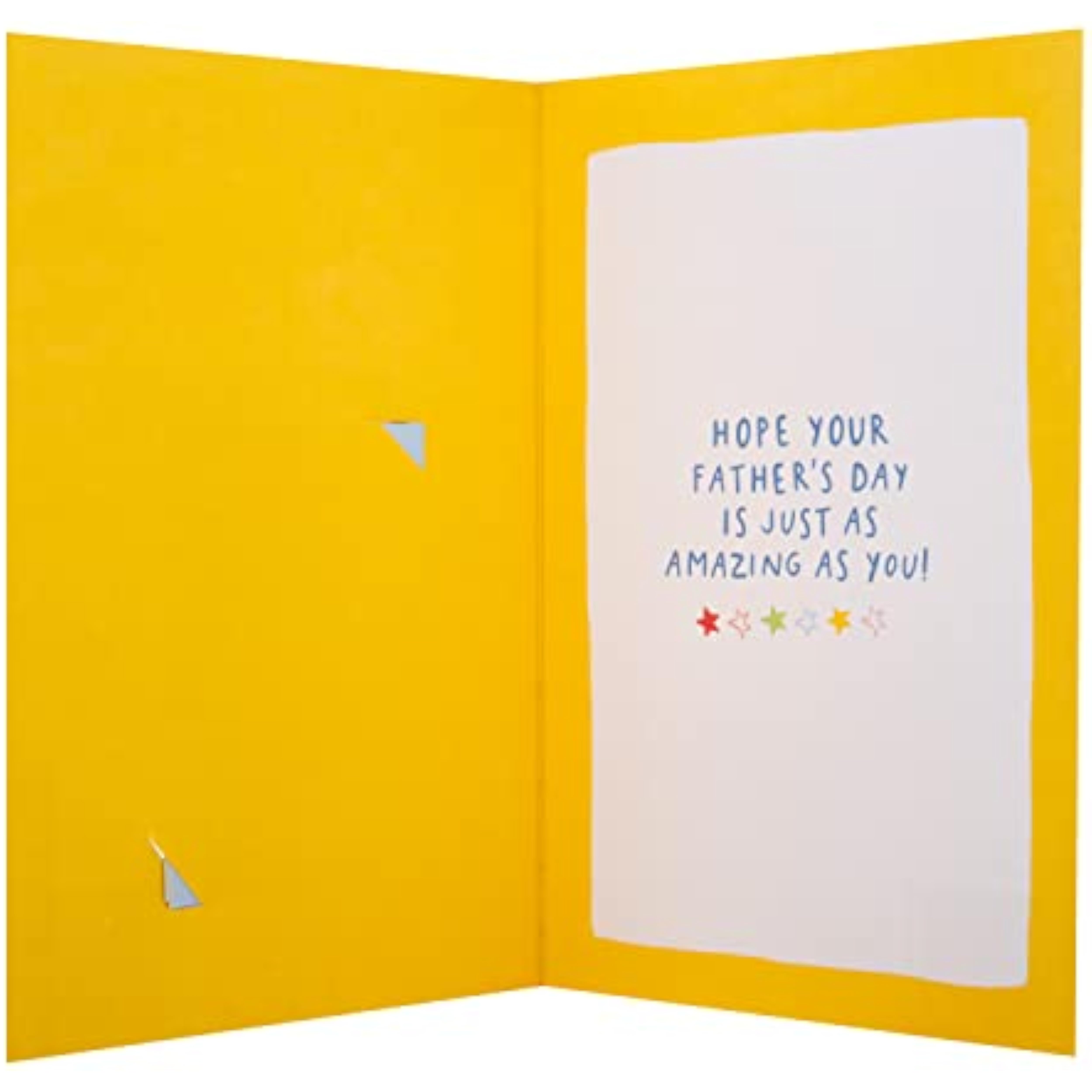 Hallmark Father's Day card for dad featuring a contemporary keepsake activity design, with colorful illustrations and heartfelt message.
