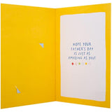 Hallmark Father's Day card for dad featuring a contemporary keepsake activity design, with colorful illustrations and heartfelt message.