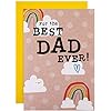 Hallmark Father's Day card for Dad, fold-out and color-in banner design, featuring a festive and heartfelt greeting.