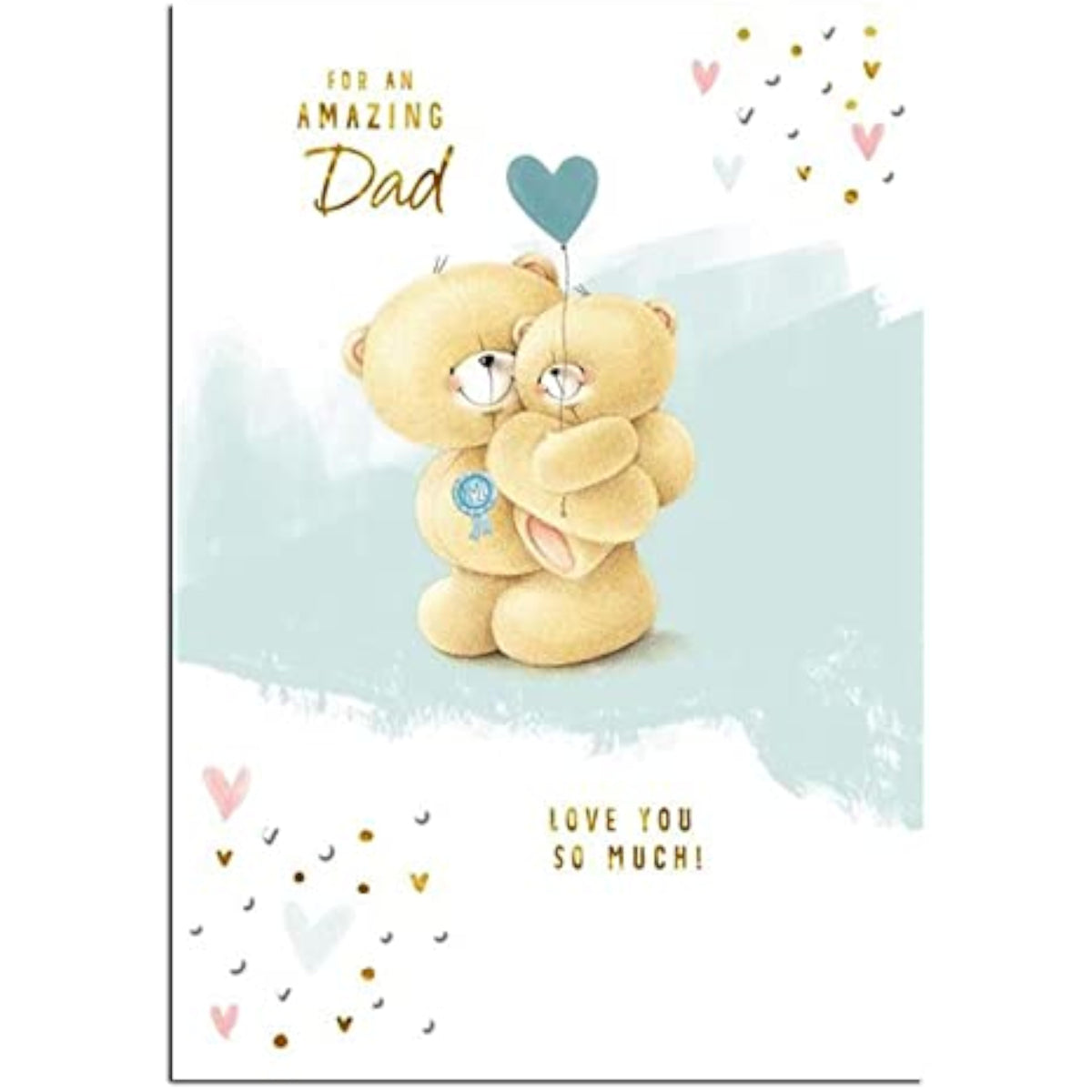 Hallmark Forever Friends Amazing Dad Father's Day card with colorful design and heartfelt message for dad.