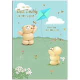 Hallmark Forever Friends Best Daddy Father's Day Card with colorful design and heartfelt message for dads.