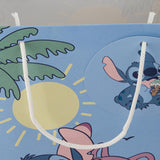 Large Disney Lilo & Stitch gift bag by Hallmark featuring colorful character artwork for gift packaging purposes.