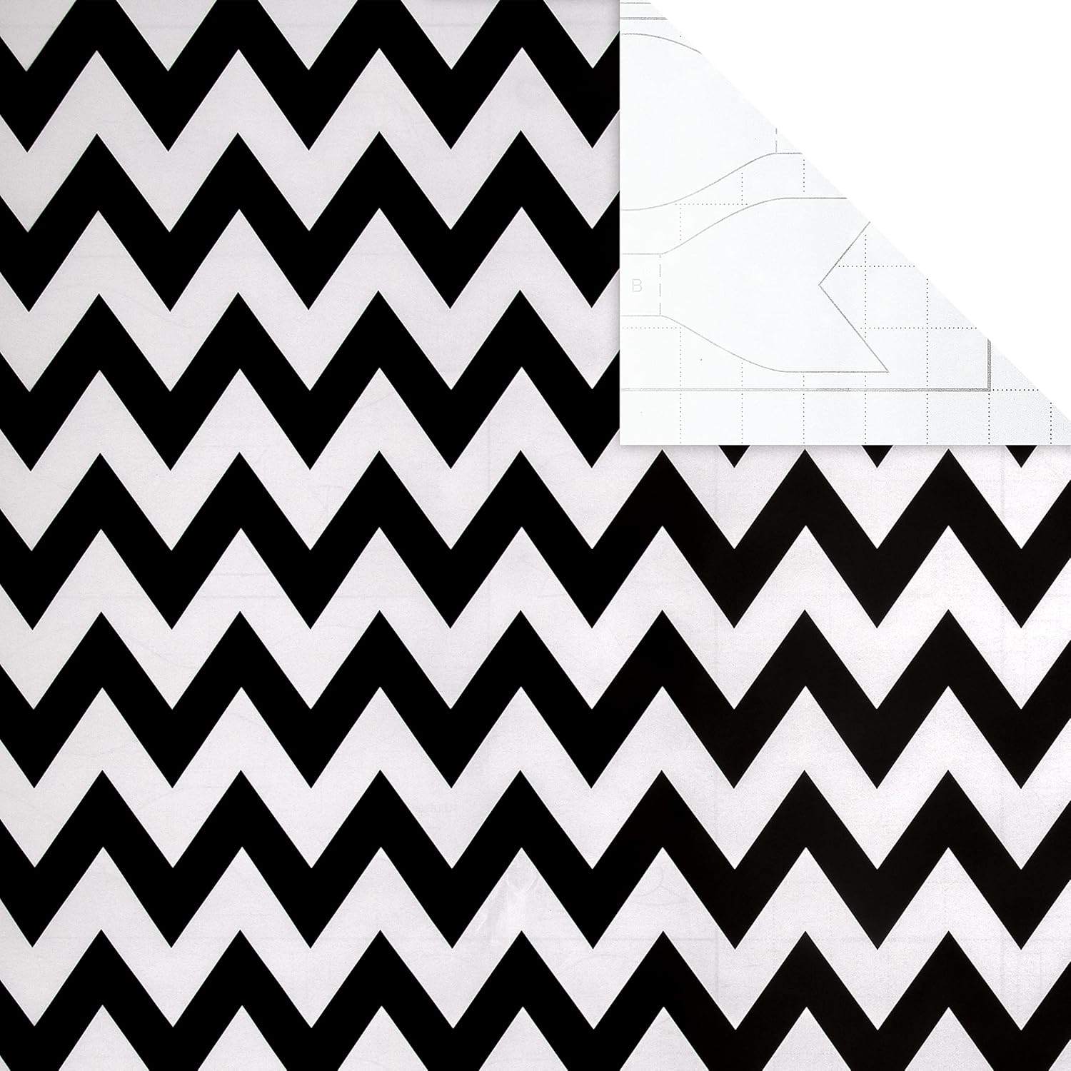 Hallmark black gift wrapping paper roll, 2 meters long, suitable for wrapping presents and gift packaging.