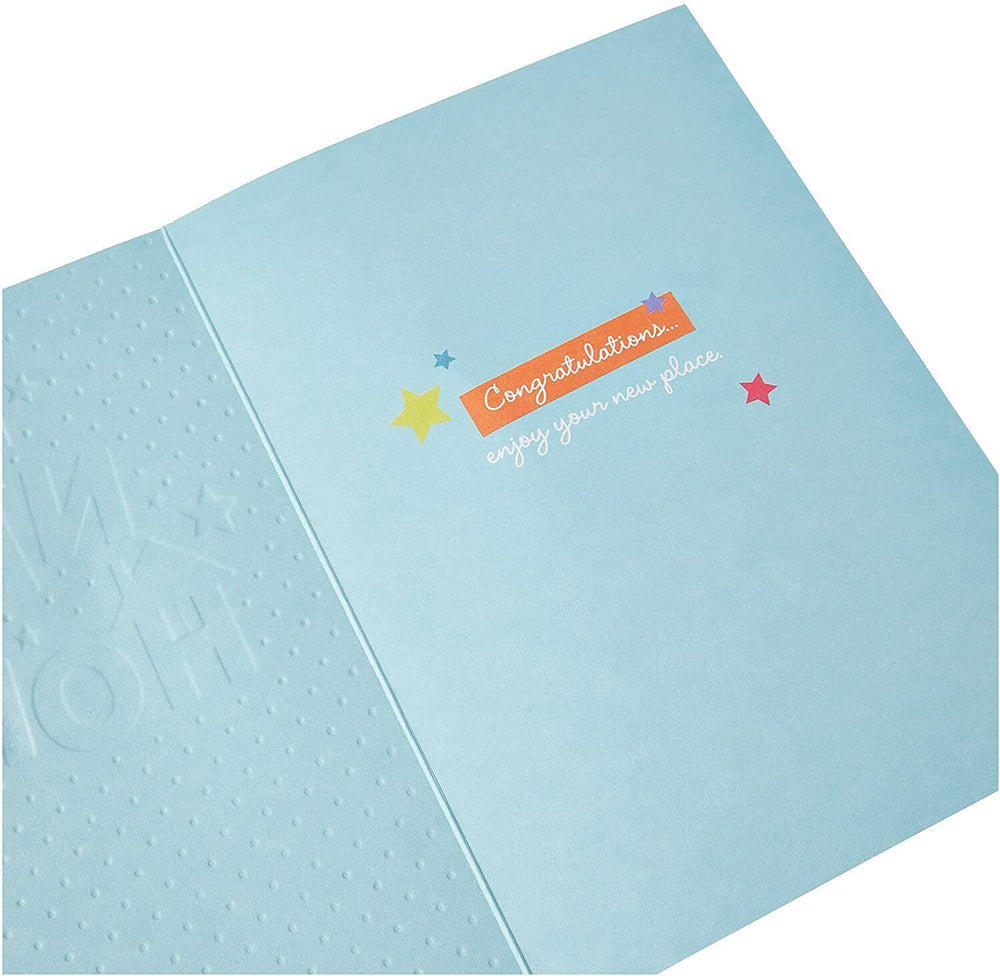 Hallmark New Home congratulation greeting card with floral design and heartfelt message for new homeowners.