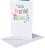 Hallmark greeting card with "Congratulations" message, designed for celebrating new home milestones, featuring cheerful artwork.