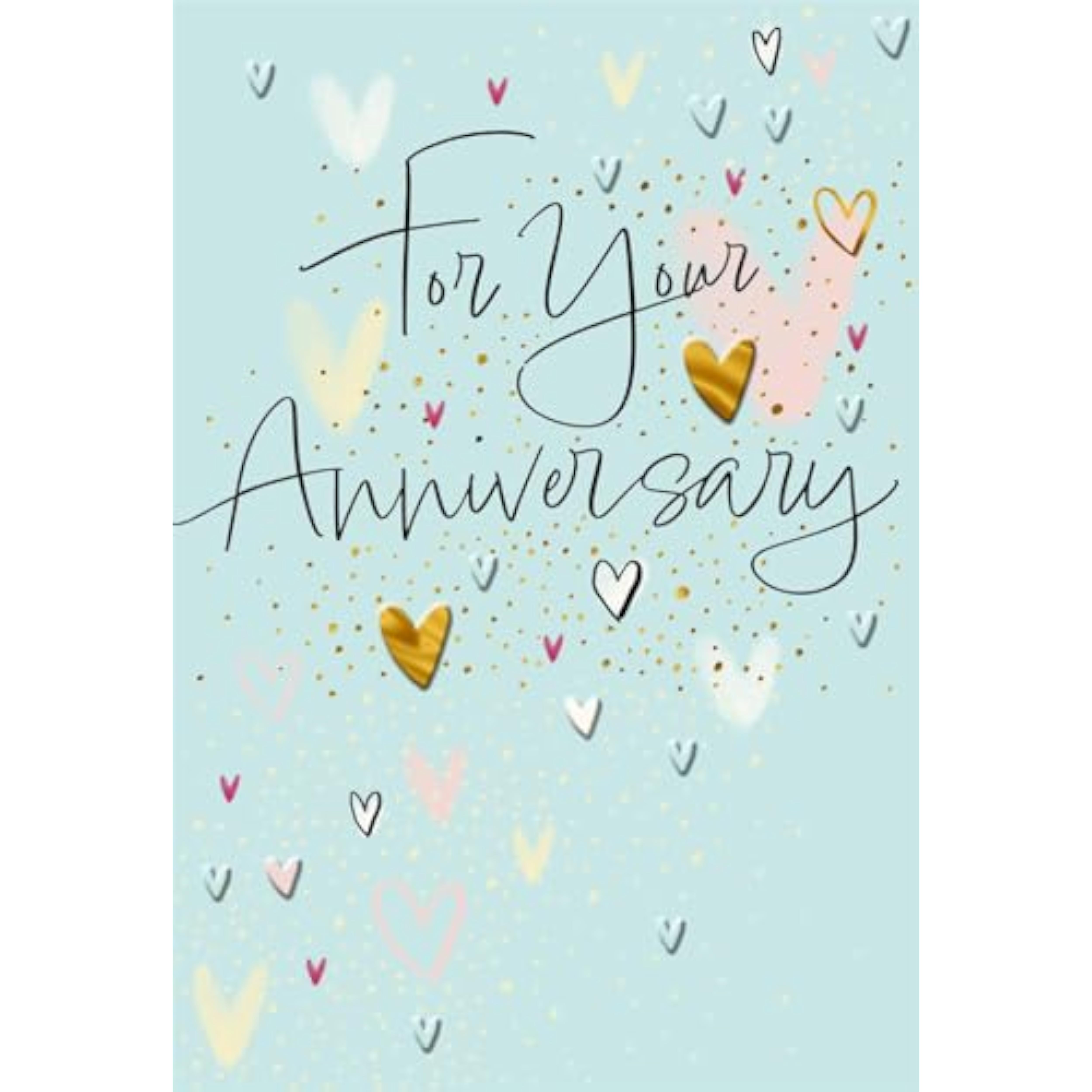 Hallmark anniversary greeting card featuring elegant design, perfect for celebrating special milestones with loved ones