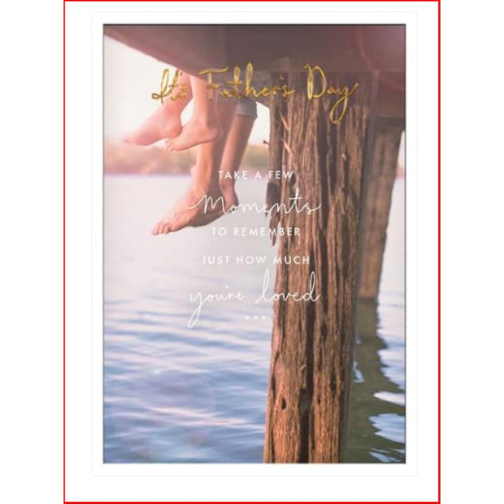 Hallmark Father's Day greeting card with heartfelt message, featuring a design that expresses love and appreciation for dad.