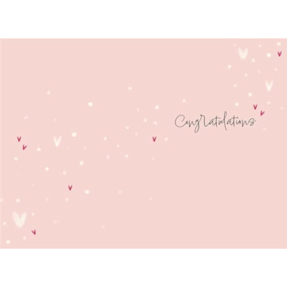 Hallmark wedding greeting card with "Wedding Day Wishes" message, featuring elegant floral design and heartfelt sentiment.