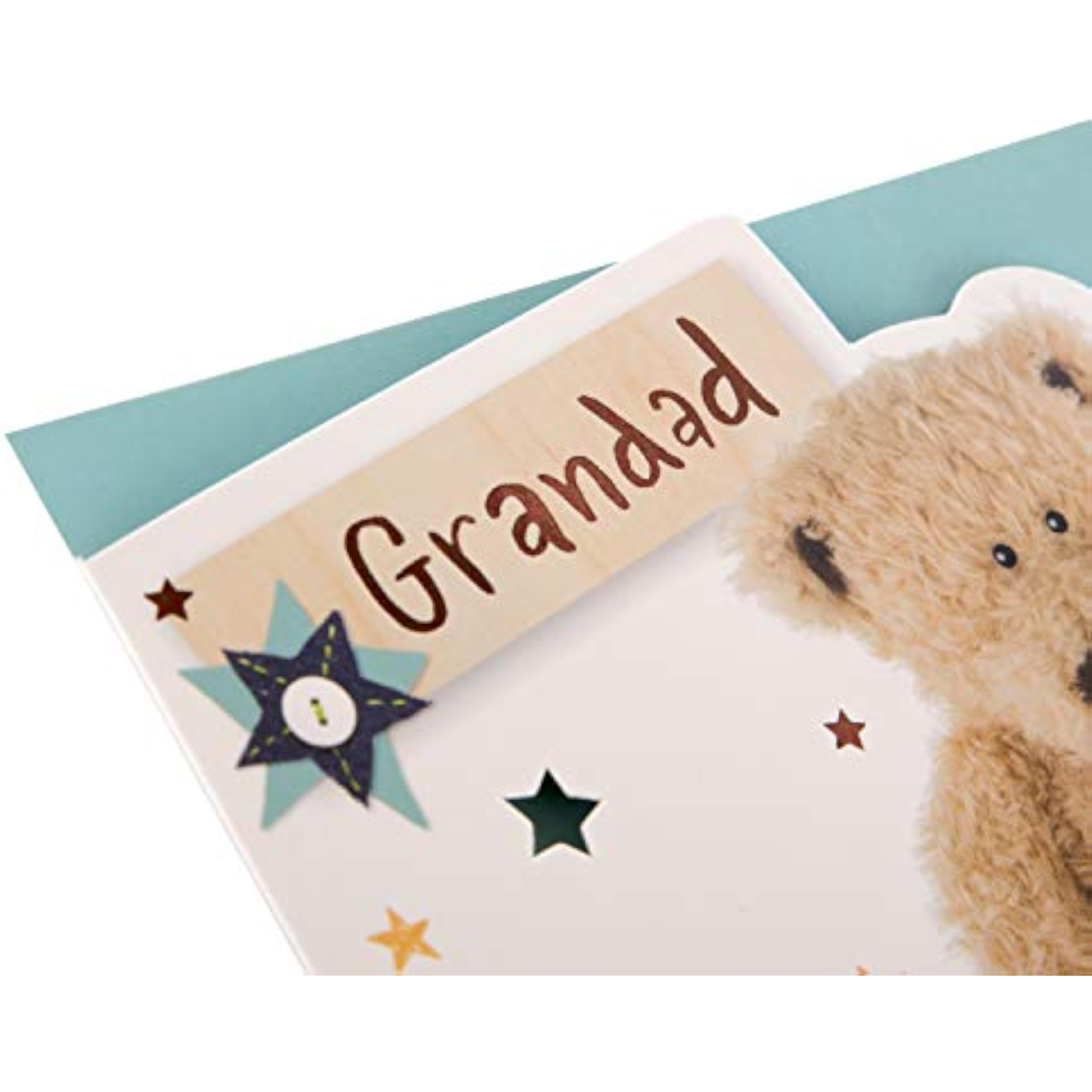 Hallmark Father's Day card for Grandad with "Humongous Hugs" message, medium greeting card featuring colorful design