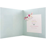 Hallmark 21st daughter birthday greeting card with colorful bunting design and festive lettering.