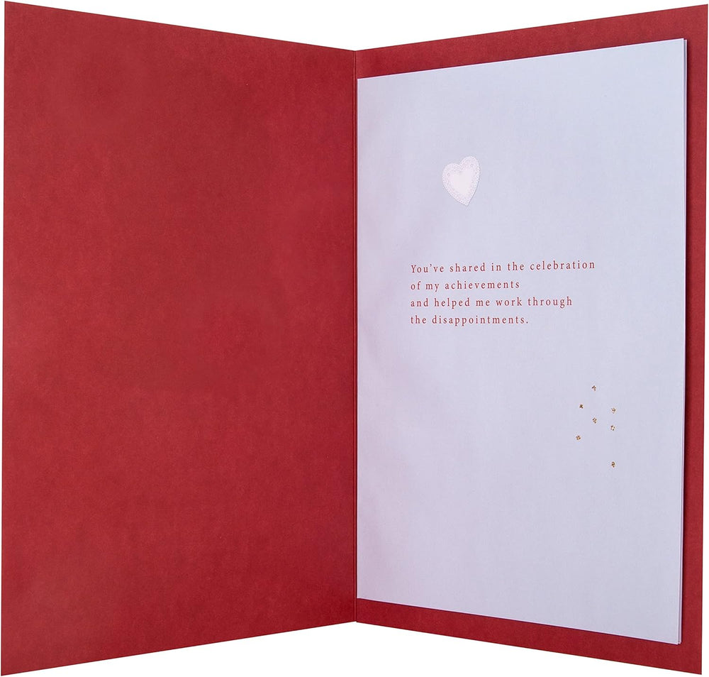Hallmark anniversary greeting card for husband with classic illustrated design and heartfelt verse, perfect for celebrating love.
