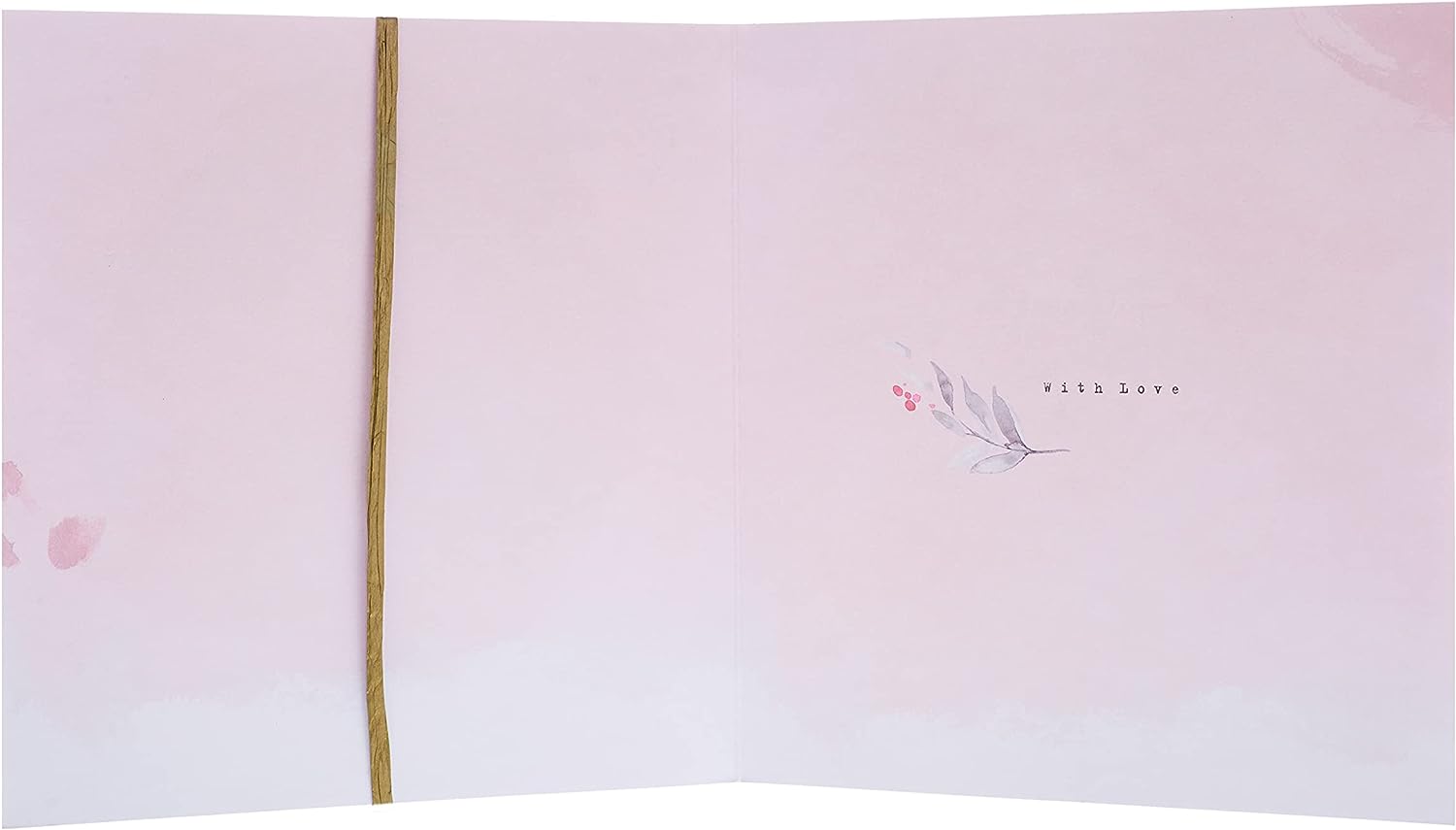 Hallmark anniversary greeting card for Mum and Dad with contemporary floral text design and heartfelt message.