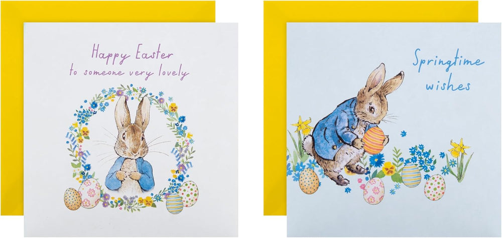 Hallmark Beatrix Potter Peter Rabbit Easter Card featuring colorful illustration of Peter Rabbit for greeting occasions.