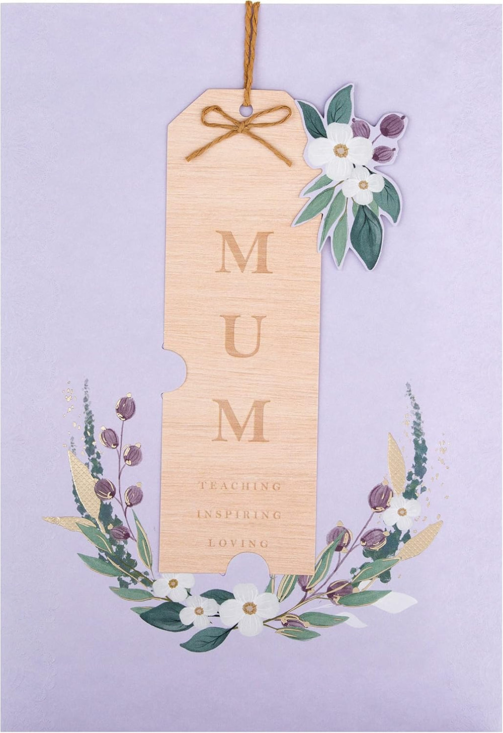Hallmark classic floral Mother's Day greeting card with elegant, timeless design and colorful floral artwork on the front.