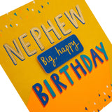 Hallmark contemporary nephew birthday greeting card featuring colorful and cheerful design with celebratory message.