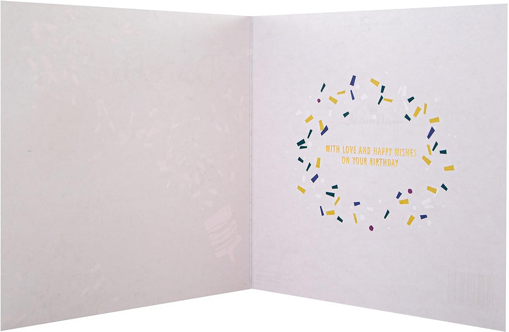 Hallmark contemporary birthday greeting card for daughter featuring festive celebration design and colorful artwork.