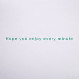 Hallmark contemporary patterned Braille birthday card for son, featuring colorful design and tactile Braille text.