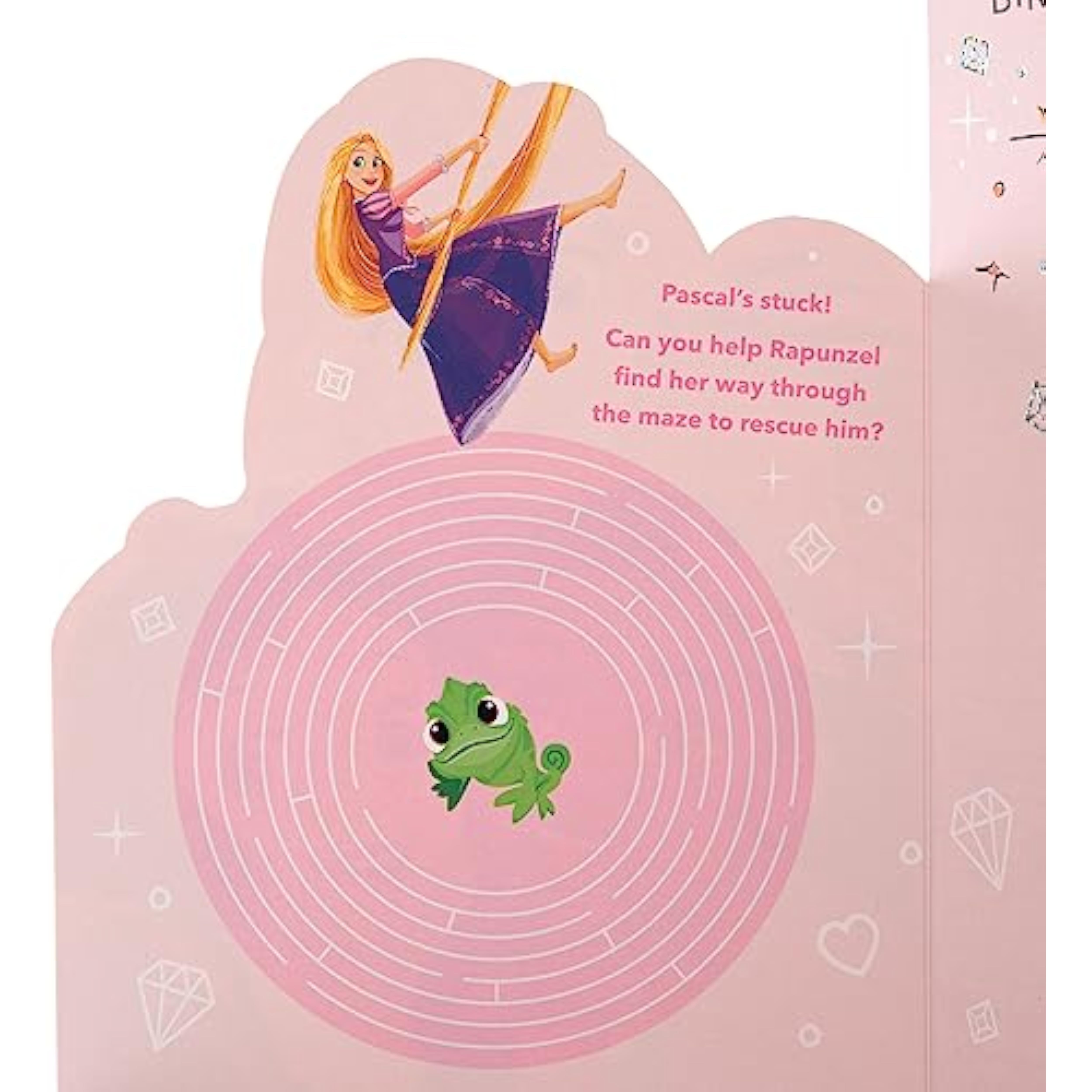 Hallmark Disney Princesses birthday greeting card featuring colorful princess illustrations and festive design.