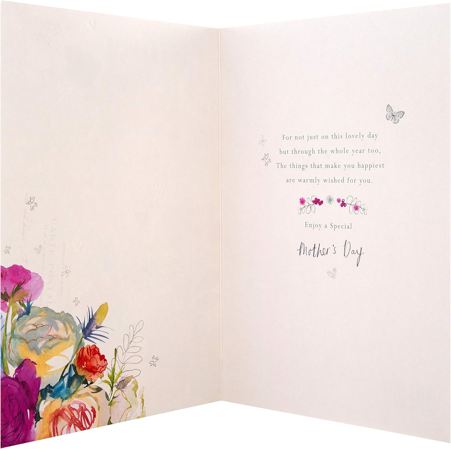 Hallmark elegant floral Mother’s Day card for granny, featuring classic design and heartfelt greeting, perfect for celebrating mom.