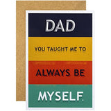 Hallmark Father's Day greeting card for dad featuring humorous text-based design, suitable for celebrating dads on special occasions.