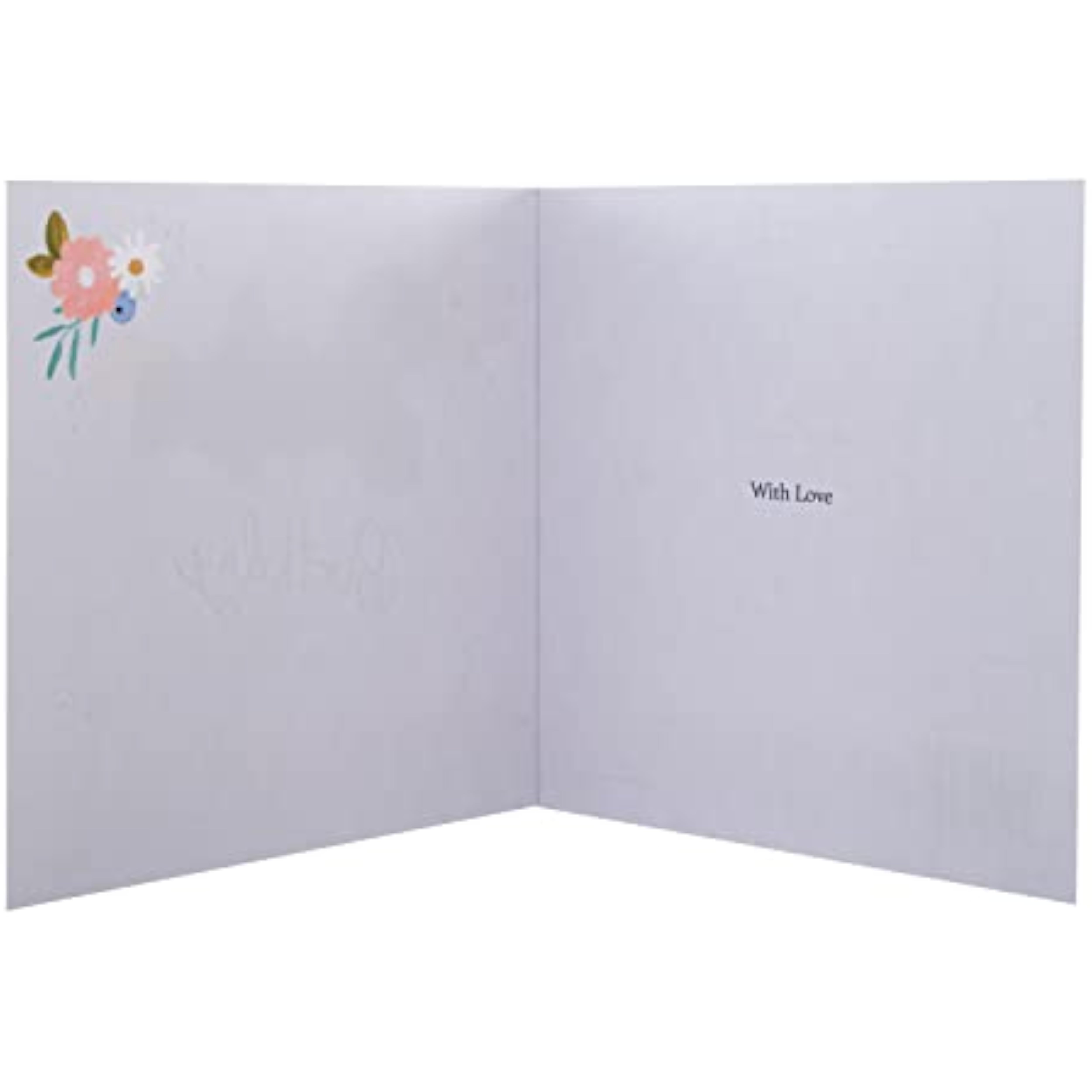 Hallmark birthday greeting card featuring flowers and star design, perfect for sisters to celebrate special occasions.
